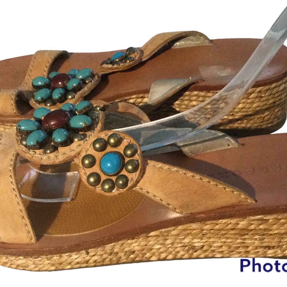 Apepazza - Wedge- Rope Beaded Sandals